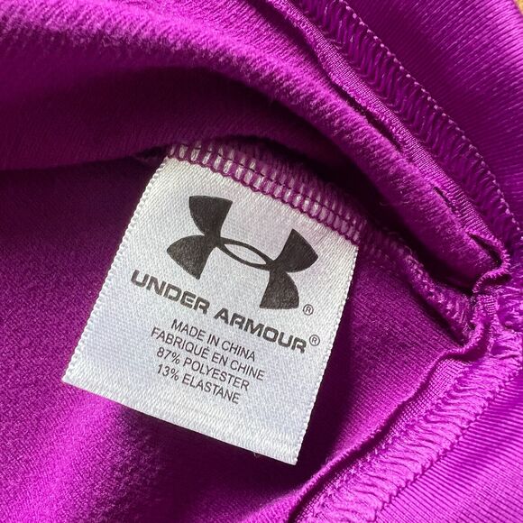 Under Armour Hoodie Women's Size S Evo ColdGear Hooded Sweatshirt Purple 1210362 - Picture 5 of 7